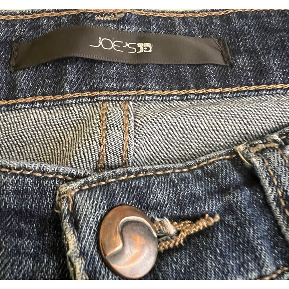 Joe's Womens Jeans Size 28 Skinny Lucille Ankle Distressed Blue Denim Stretch - Picture 3 of 12